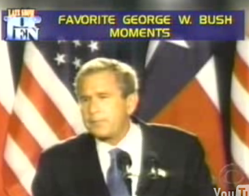 Letterman's Top Ten George W. Bush Moments